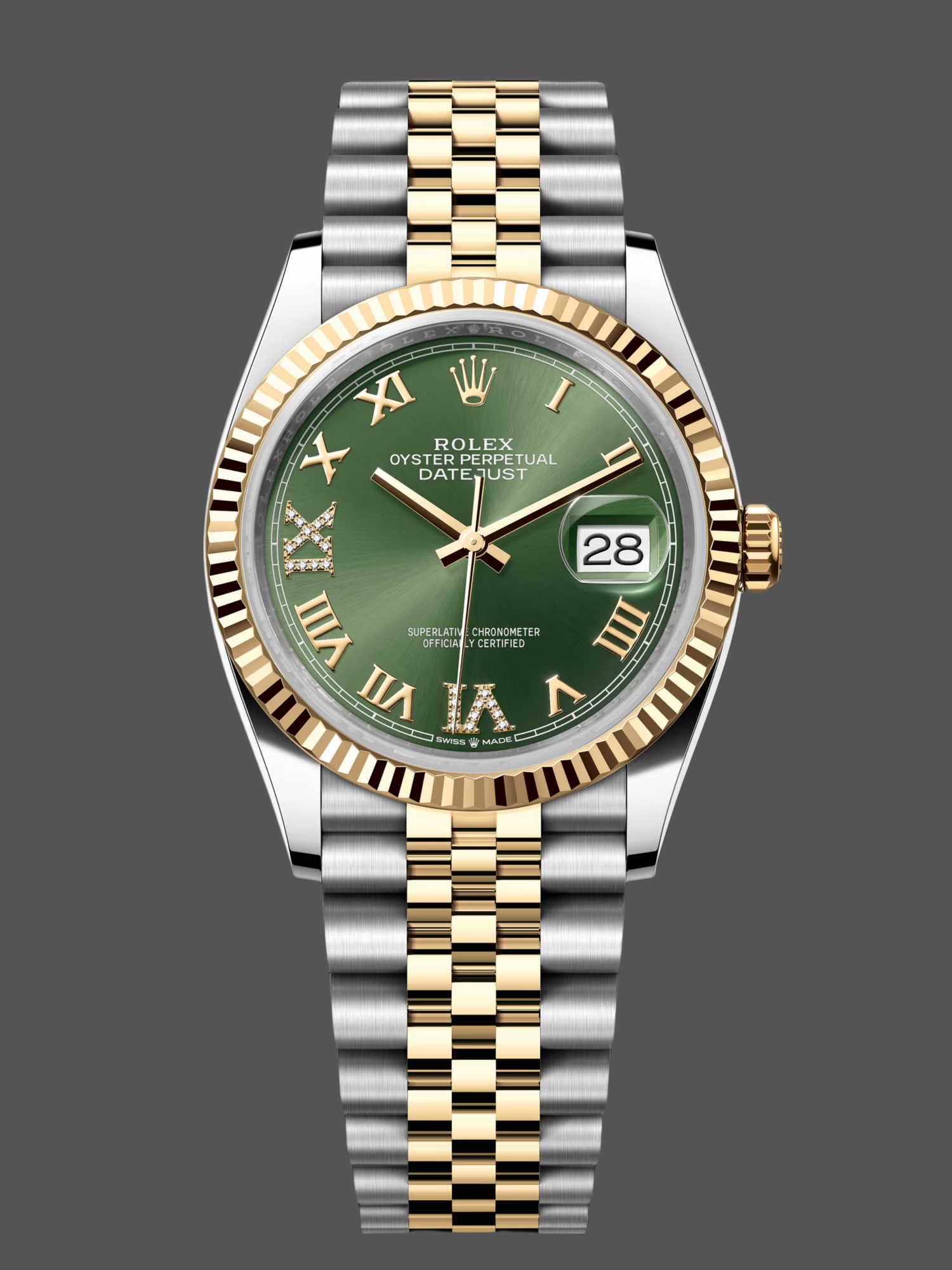 Rolex Datejust m126233 0025 Olive Green Dial 36MM Unisex Replica Watch