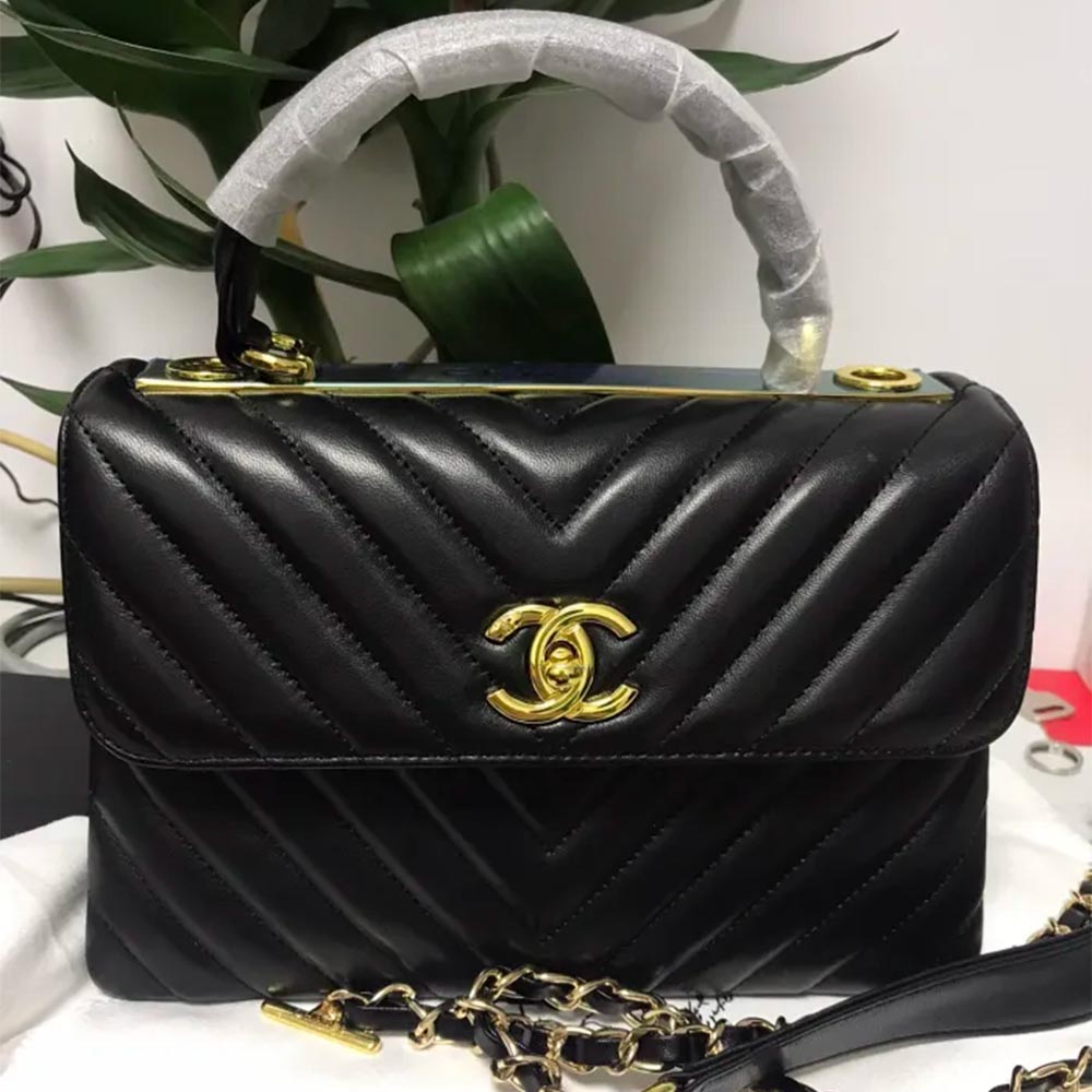 Chanel Handbag 25.5cm CC V style 92236