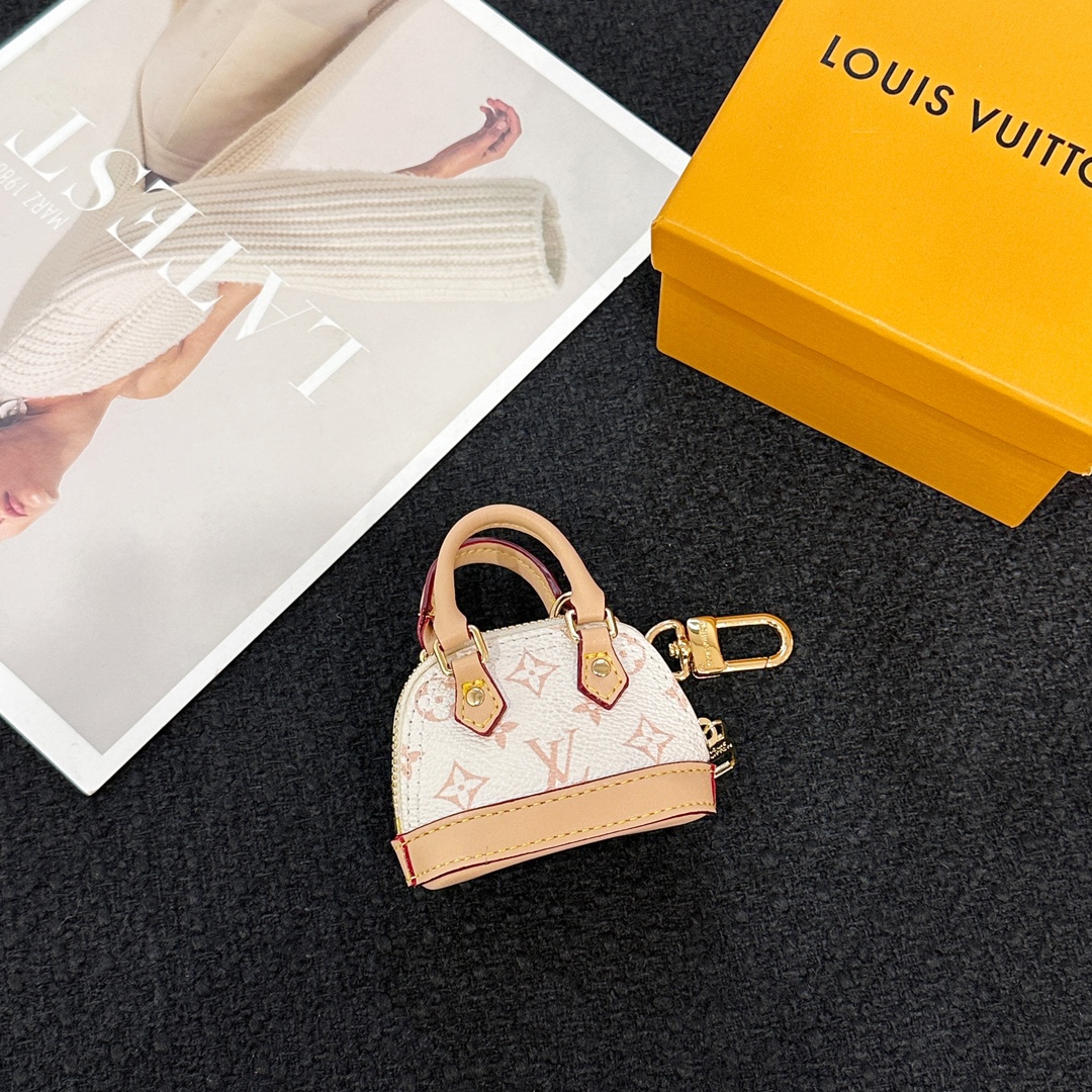 Louis Vuitton Micro Bag Leather Keychain Pendant Accessories