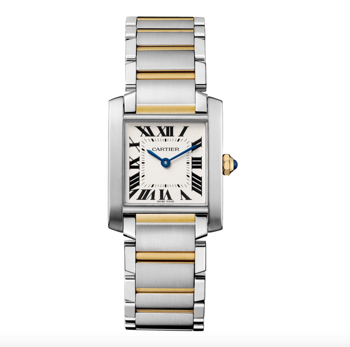 Cartier Tank Francaise Stainless Steel & Yellow Gold Lady��s Watch, W2TA0003