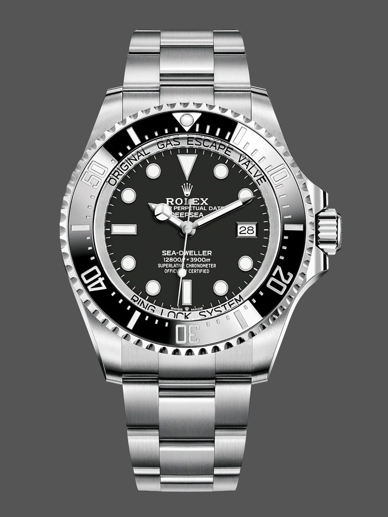 Rolex Deepsea 126660 Black Dial Oyster Steel 44mm Mens replica watch