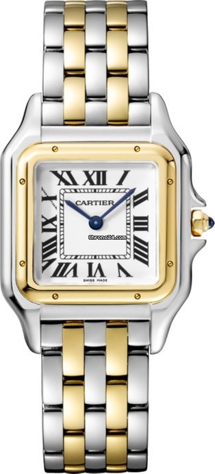 Cartier Panth猫re Stainless Steel & 18K Yellow Gold Ladies Watch, W2PN0007