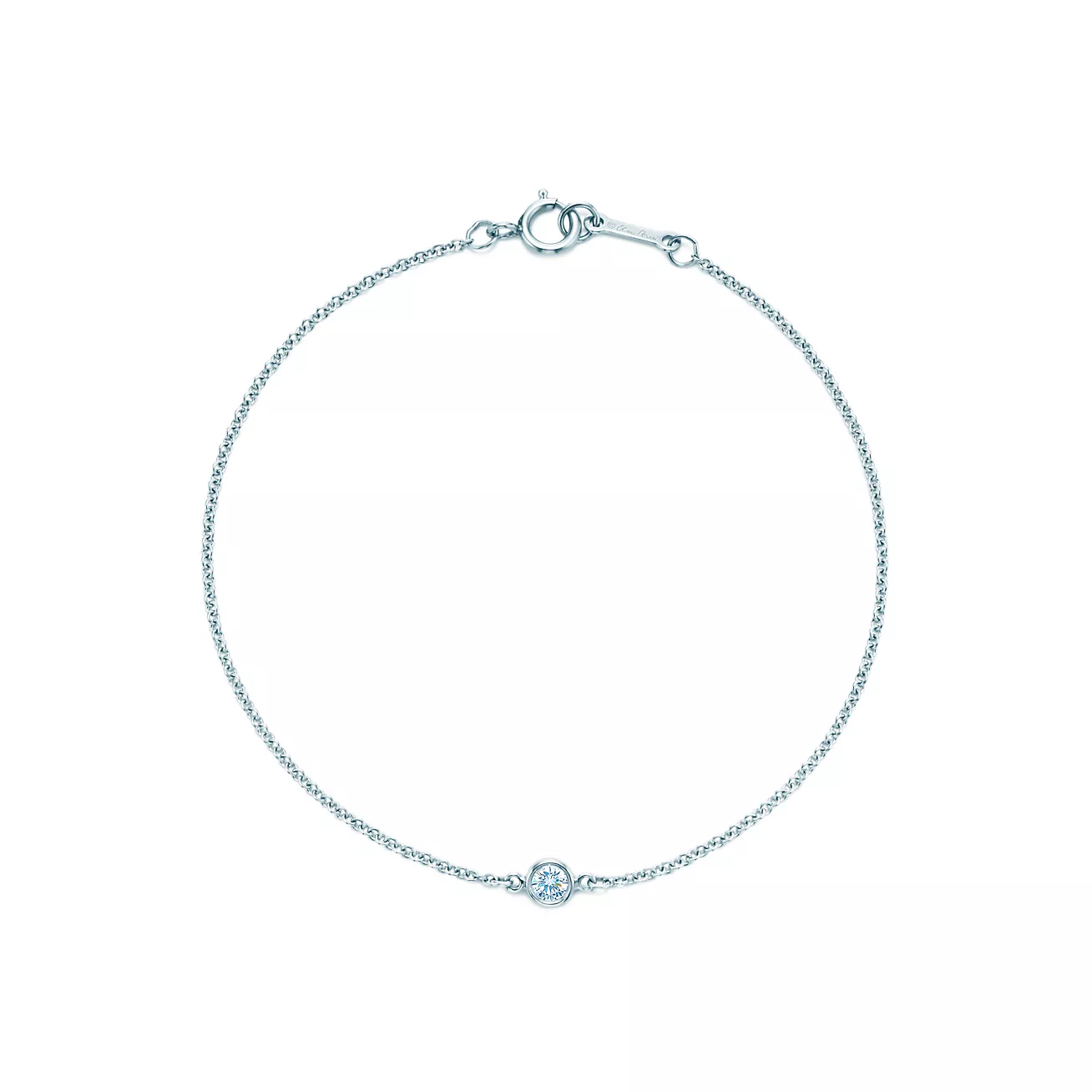 Elsa Peretti庐 Diamonds by the Yard庐 Bracelet, White Gold