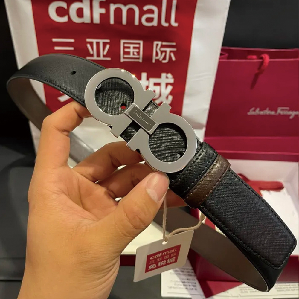 FERRAGAMO Belt 002 22PJ081 3.5cm