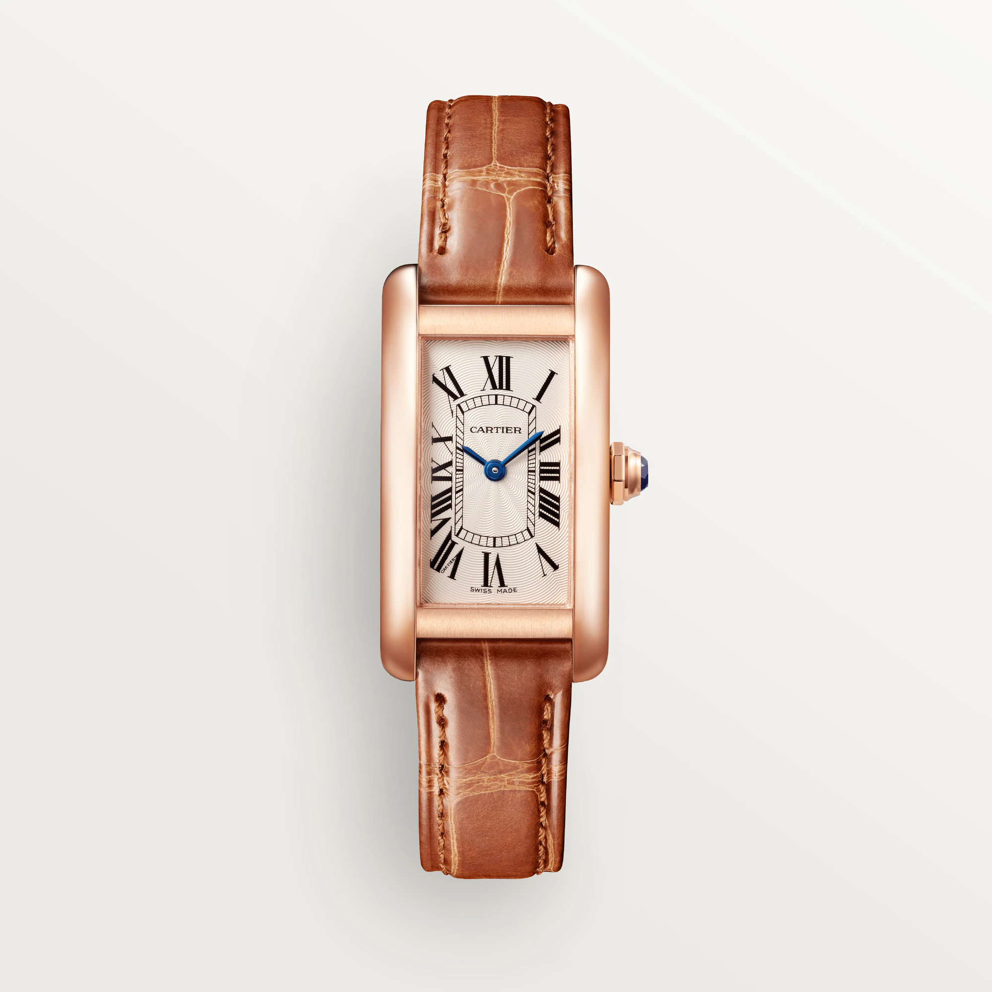 Cartier Tank Am茅ricaine 18K Rose Gold Women��s Watch, W2607456