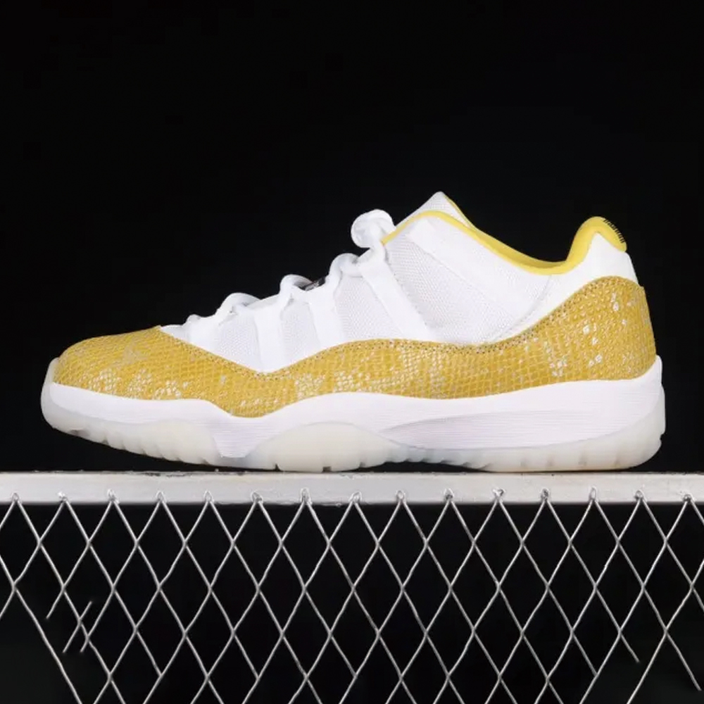 Air Jordan 11 Low SE Yellow Snakeskin AJ11 AH7860-107 XM033