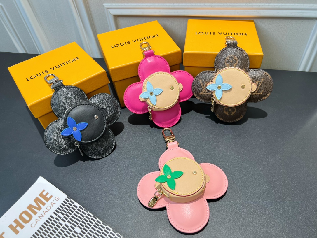 Louis Vuitton Micro Bag Leather Keychain Pendant Accessories