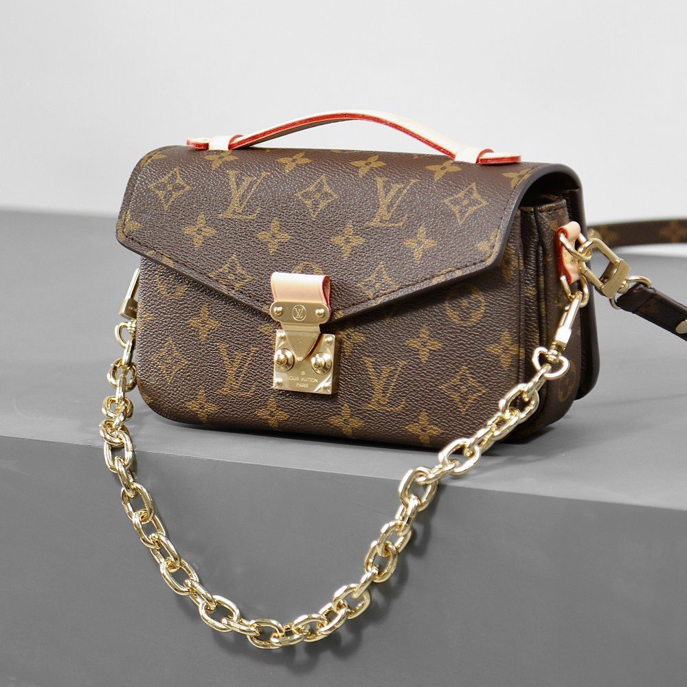 Louis Vuitton LV Pochette M茅tis East West Shoulder Bag锛�10A锛�