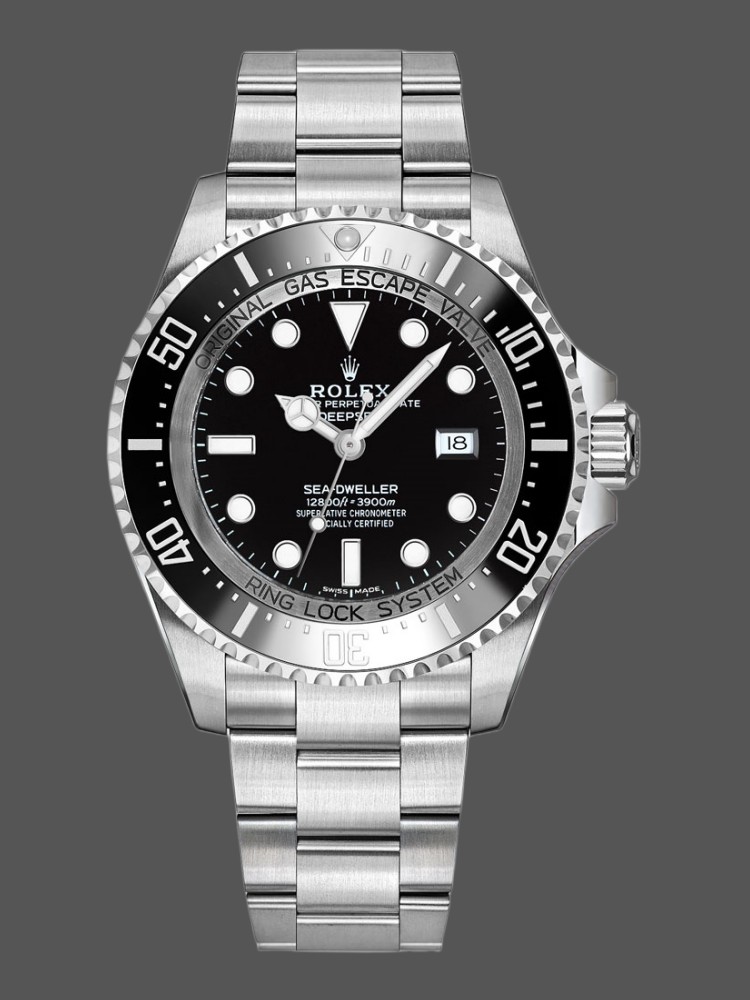 Rolex Sea-Dweller Deepsea 116660 Stainless Steel Black Dial 44MM Mens Replica Watch
