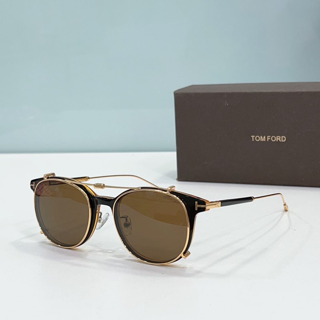 Tom Ford Round Metal Thin Frame Sunglasses Top Quality锛�Replica锛�