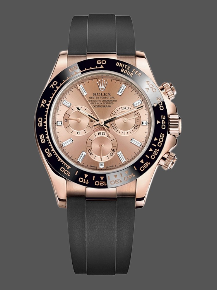 Rolex Cosmograph Daytona 116515LN Everose Gold Pink Dial 40mm Mens Replica Watch