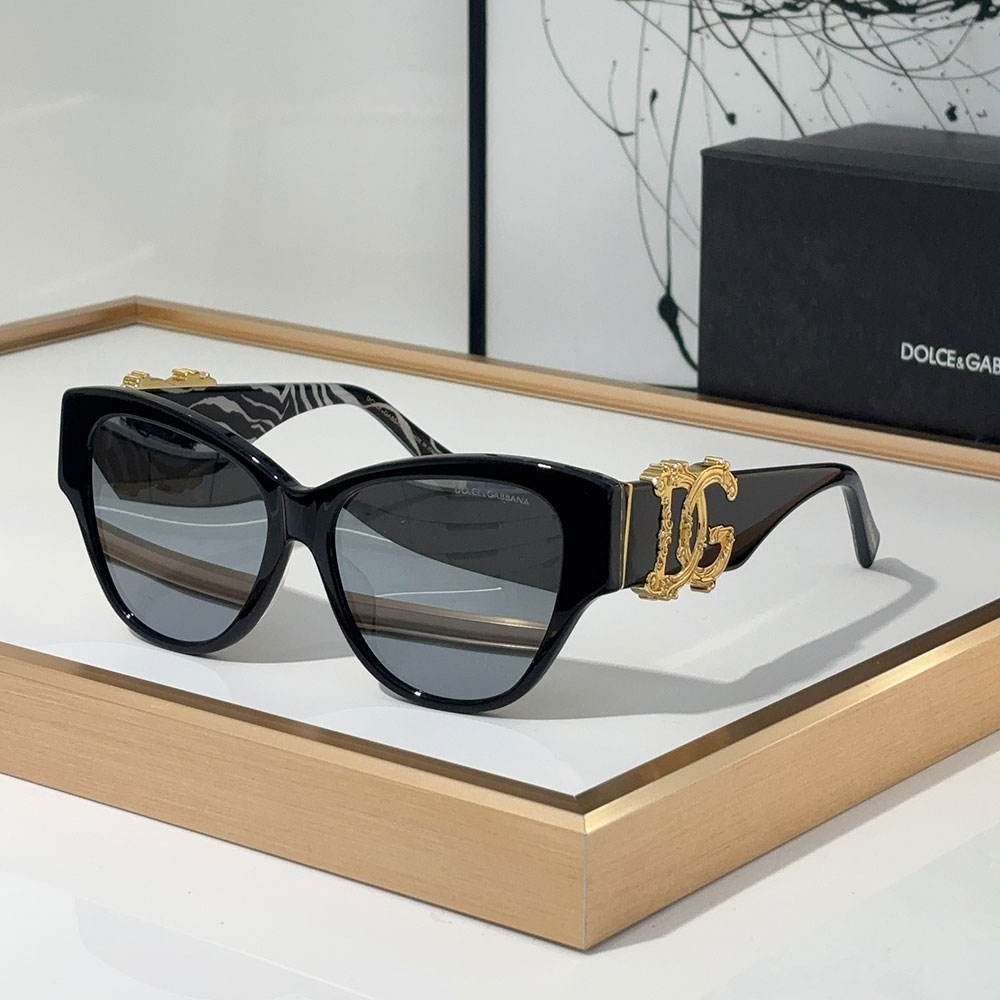 DOLCE & GABBAN DG Mirror leg Large Logo Sunglasses Top quality 锛�Replica锛�