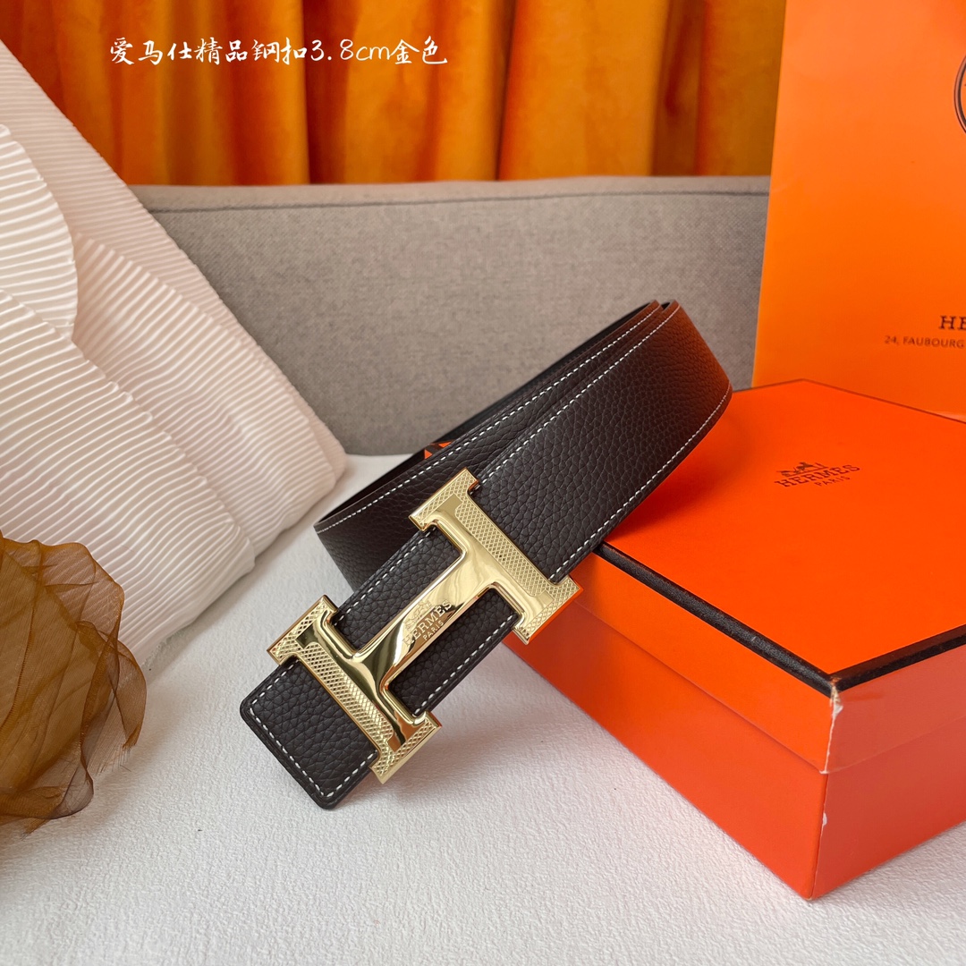 Hermes Leather Belts 1:1 Mirror Version