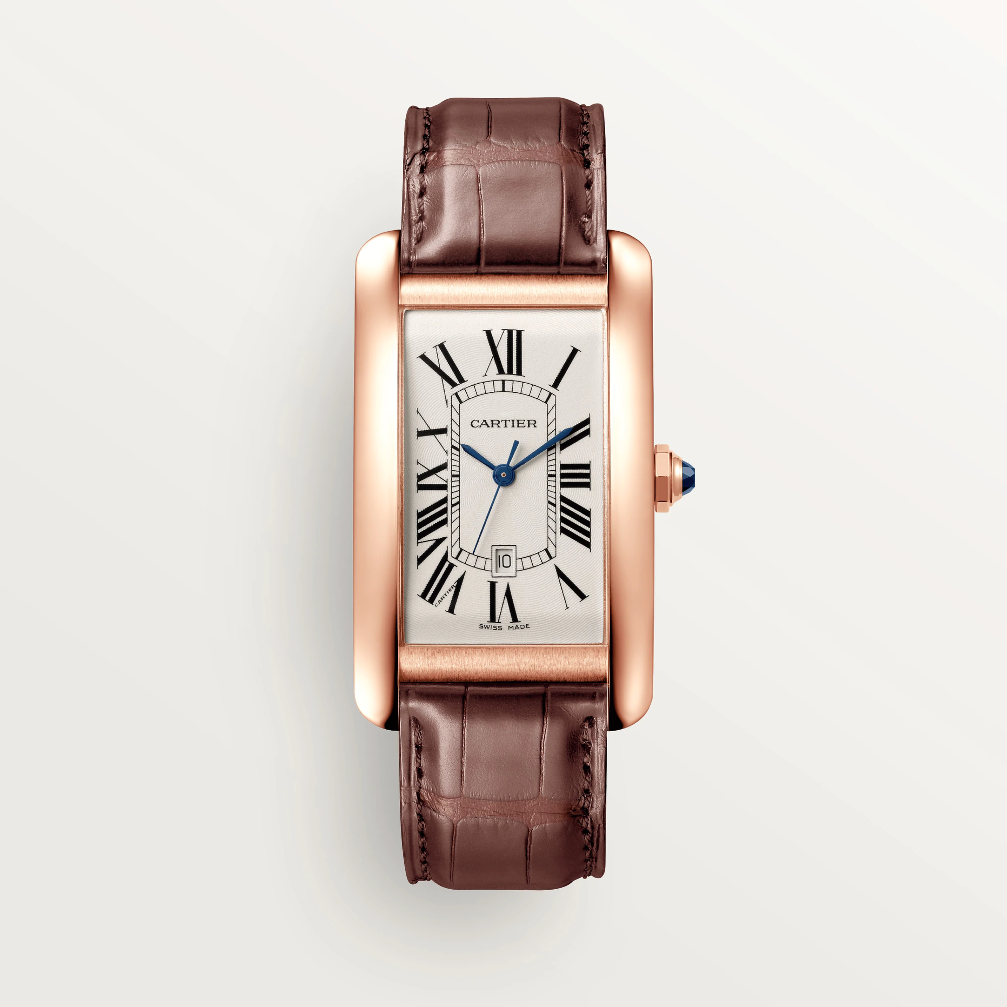 Cartier Tank Rose Gold Men��s Watch, WGTA0047
