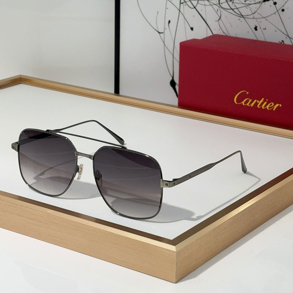 Cartier Slim Metal Frame sunglasses Top quality 锛�Replica锛�
