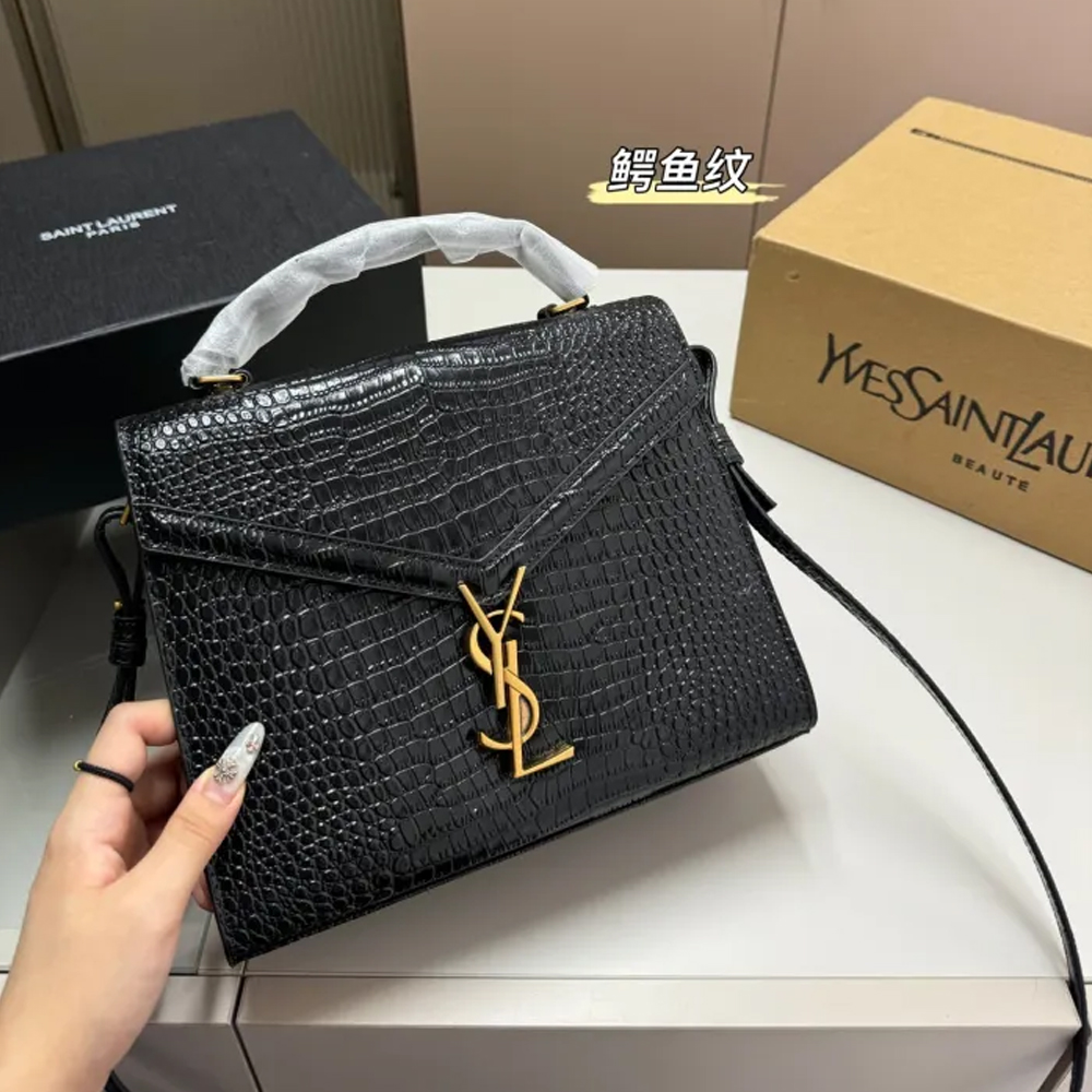 YSL Cassandra Bag 005 Crocodile DB591 24cm