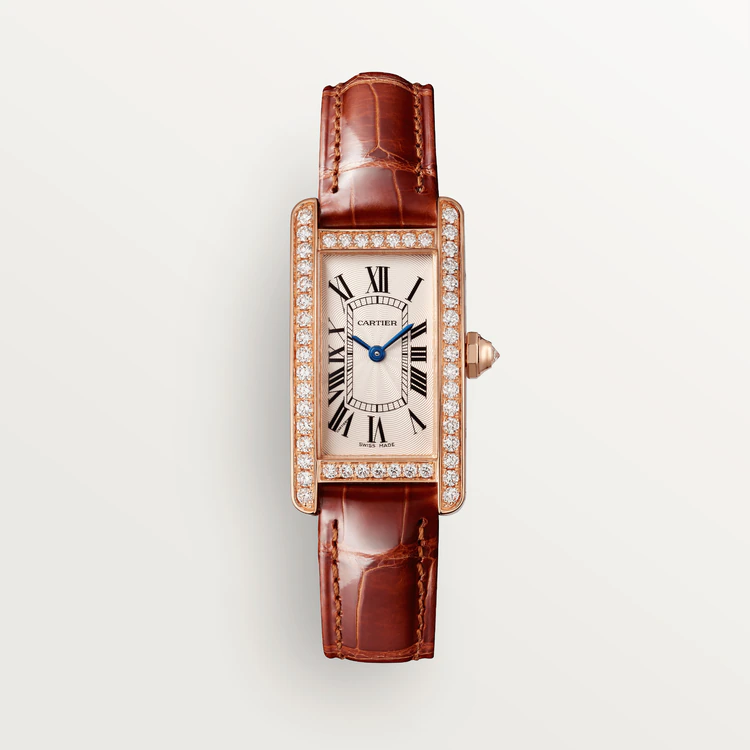 Cartier Tank Rose Gold Lady��s & Diamonds Lady��s Watch, WJTA0002