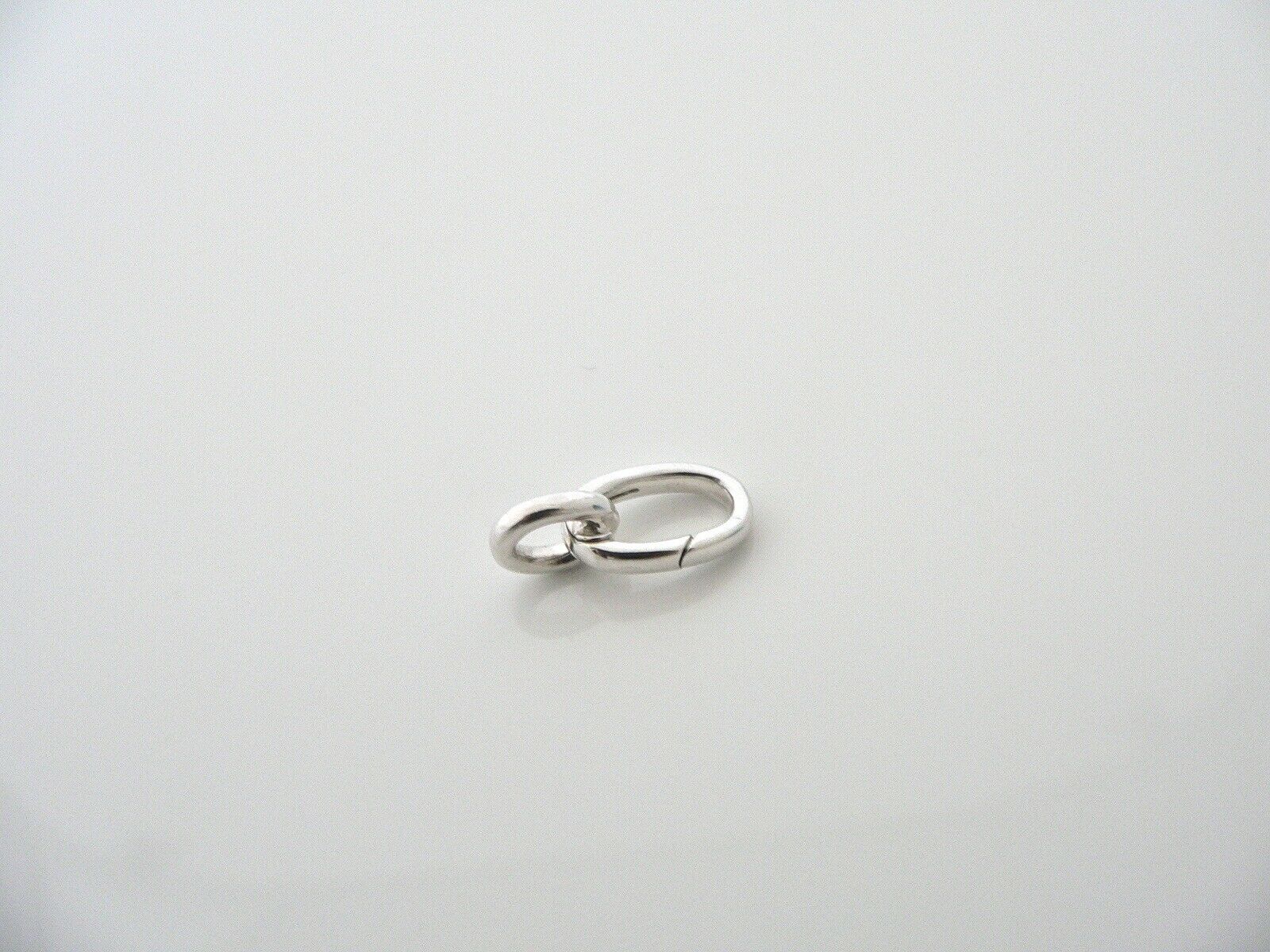 Tiffany & Co Bracelet Necklace Oval Extender Clasp Link Versatile Gift 0.75 Inch