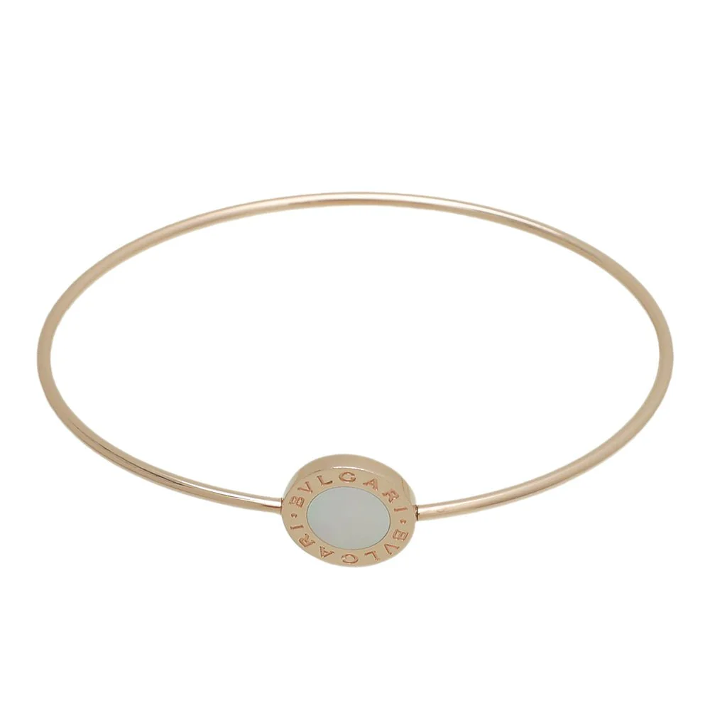 Bvlgari 18K Pink Gold MOP Bvlgari Wire Bracelet