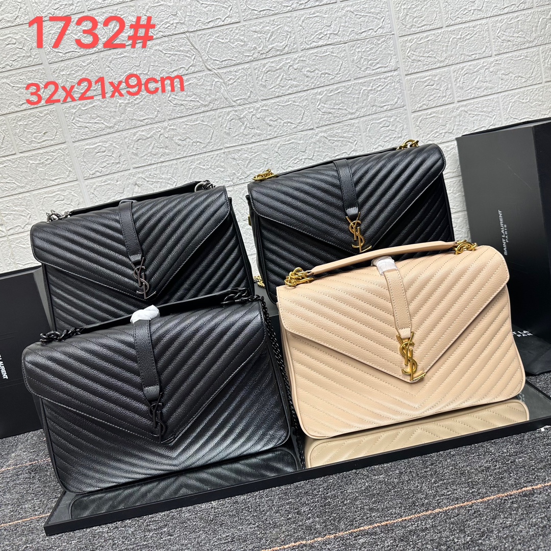YSL College Bag 1732 LM081 32cm