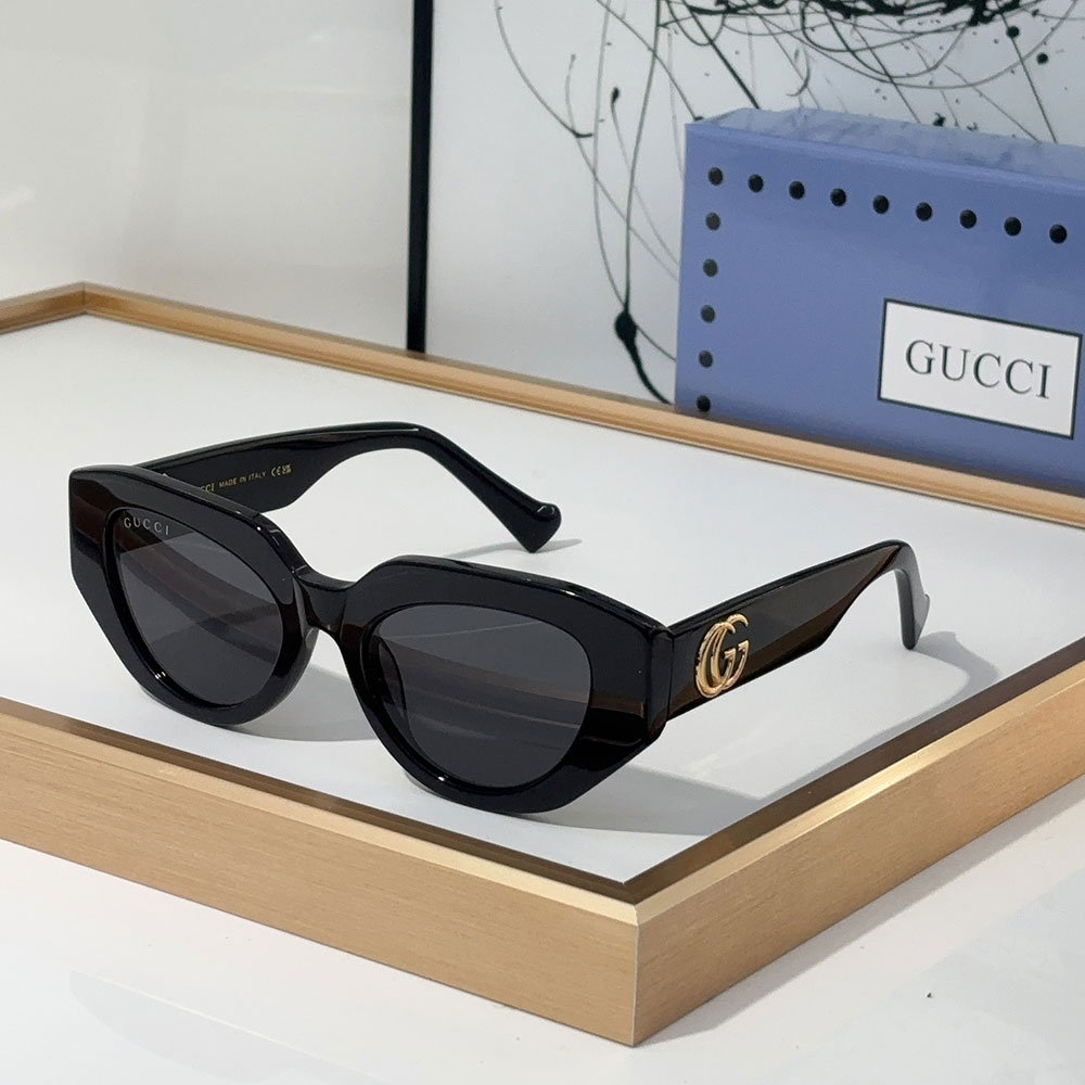 Gucci The legs are Decorated With the Signature Double G sunglasses Top quality 锛�Replica锛�