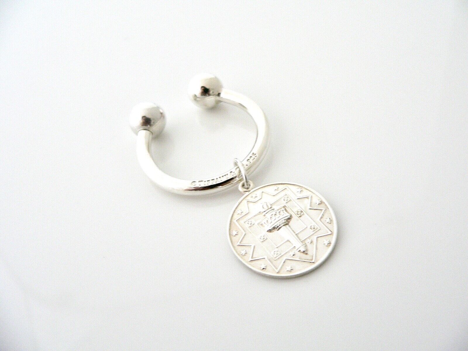 Tiffany & Co Liberty Key Ring Fire Freedom USA Keychain Cool Love Gift T and Co