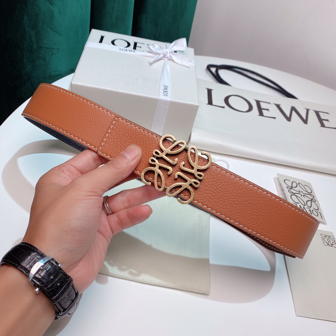 Loewe Leather Belts 1:1 Mirror Version