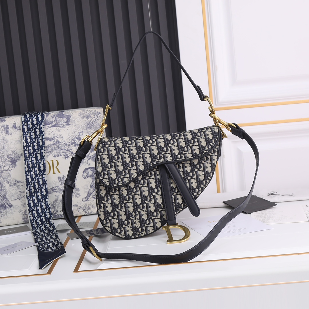 Saddle Bag Blue print 6677 XB012 25.5cm