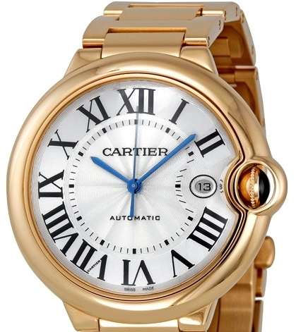 Cartier Ballon Bleu 42 mm 18K Rose Gold Men��s Watch, WGBB0044