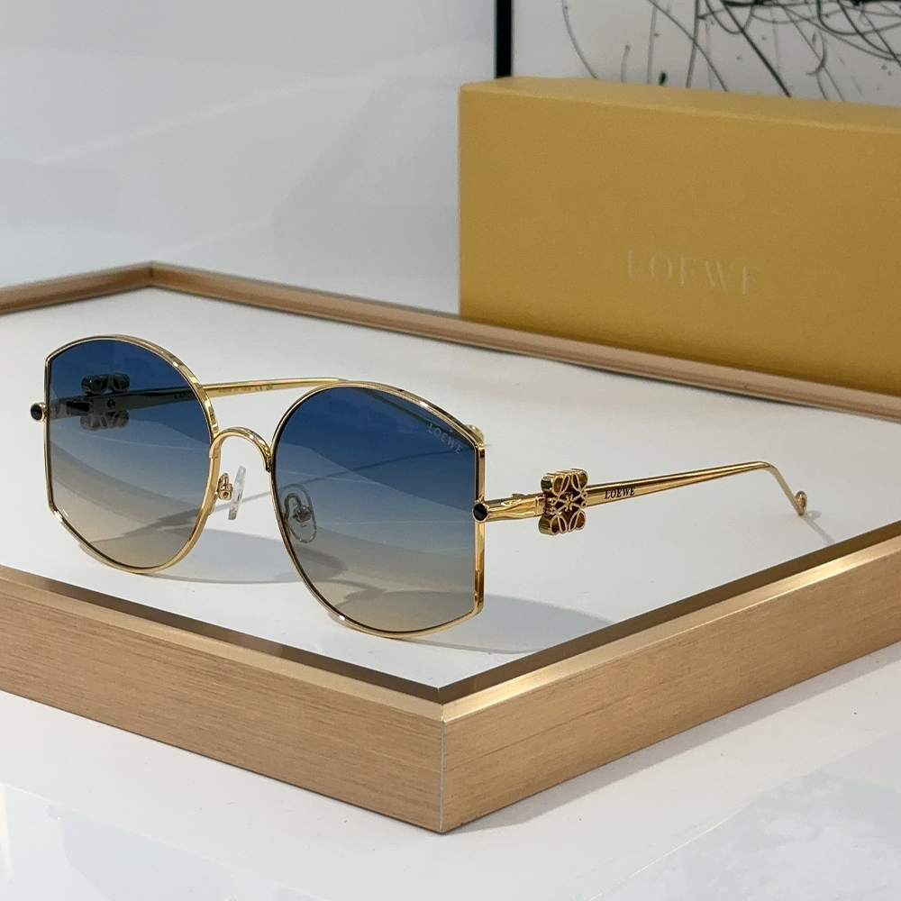 Loewe Half Round Sunscreen Sunglasses Top Quality锛�Replica锛�