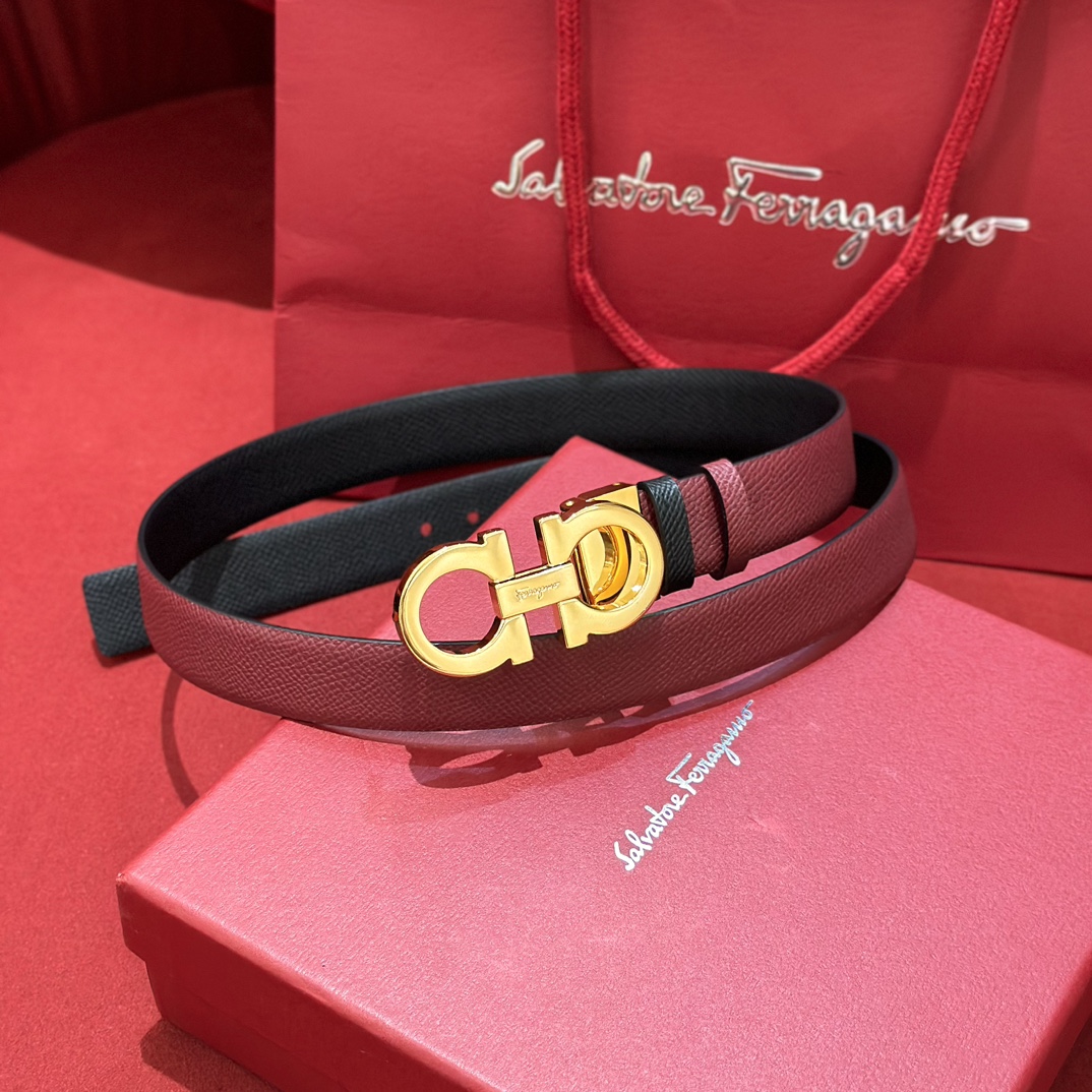 FERRAGAMO Belt 005 22PJ081 2.5cm
