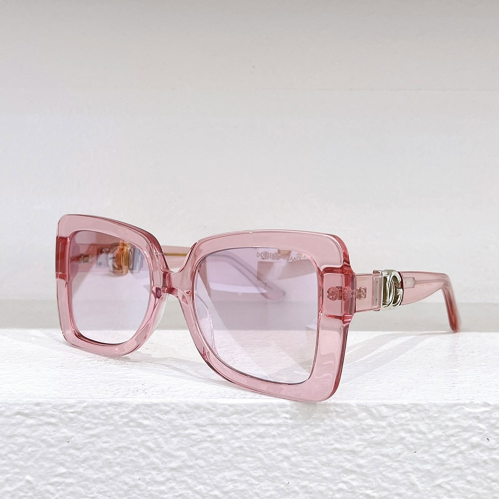 DOLCE & GABBAN DG Plate frame. Hollow Mirror leg Logo Sunglasses Top quality 锛�Replica锛�