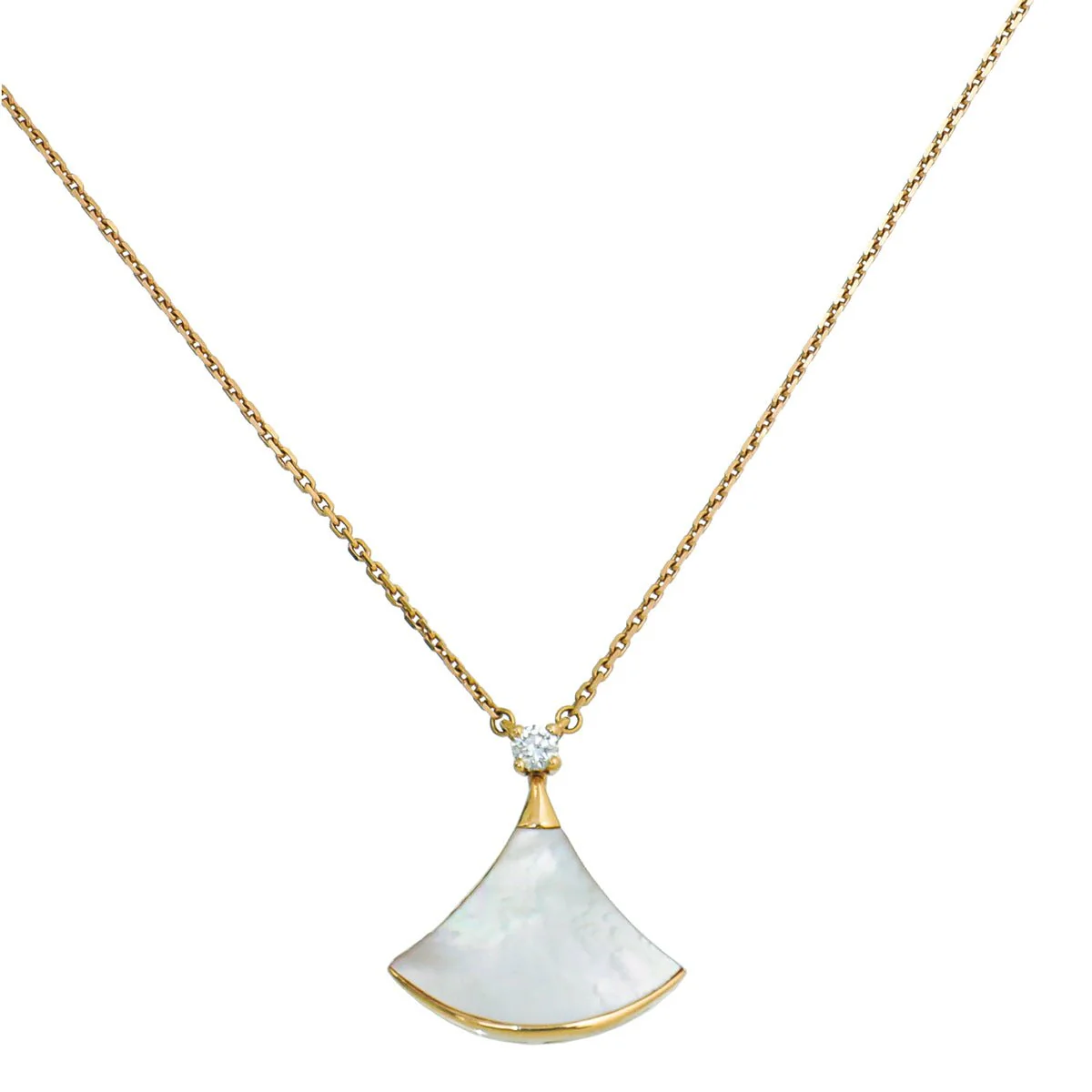 Bvlgari 18K Rose Gold MOP Diamond Diva's Dream Necklace