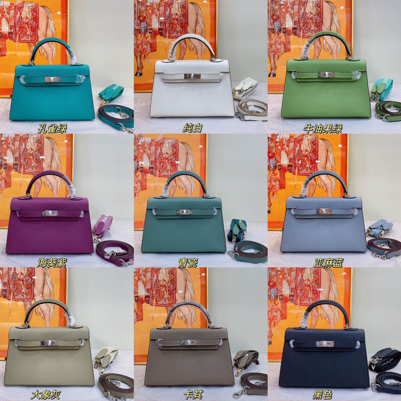 Hermes Kelly 2 Bag Silver Hardware LM081 22cm