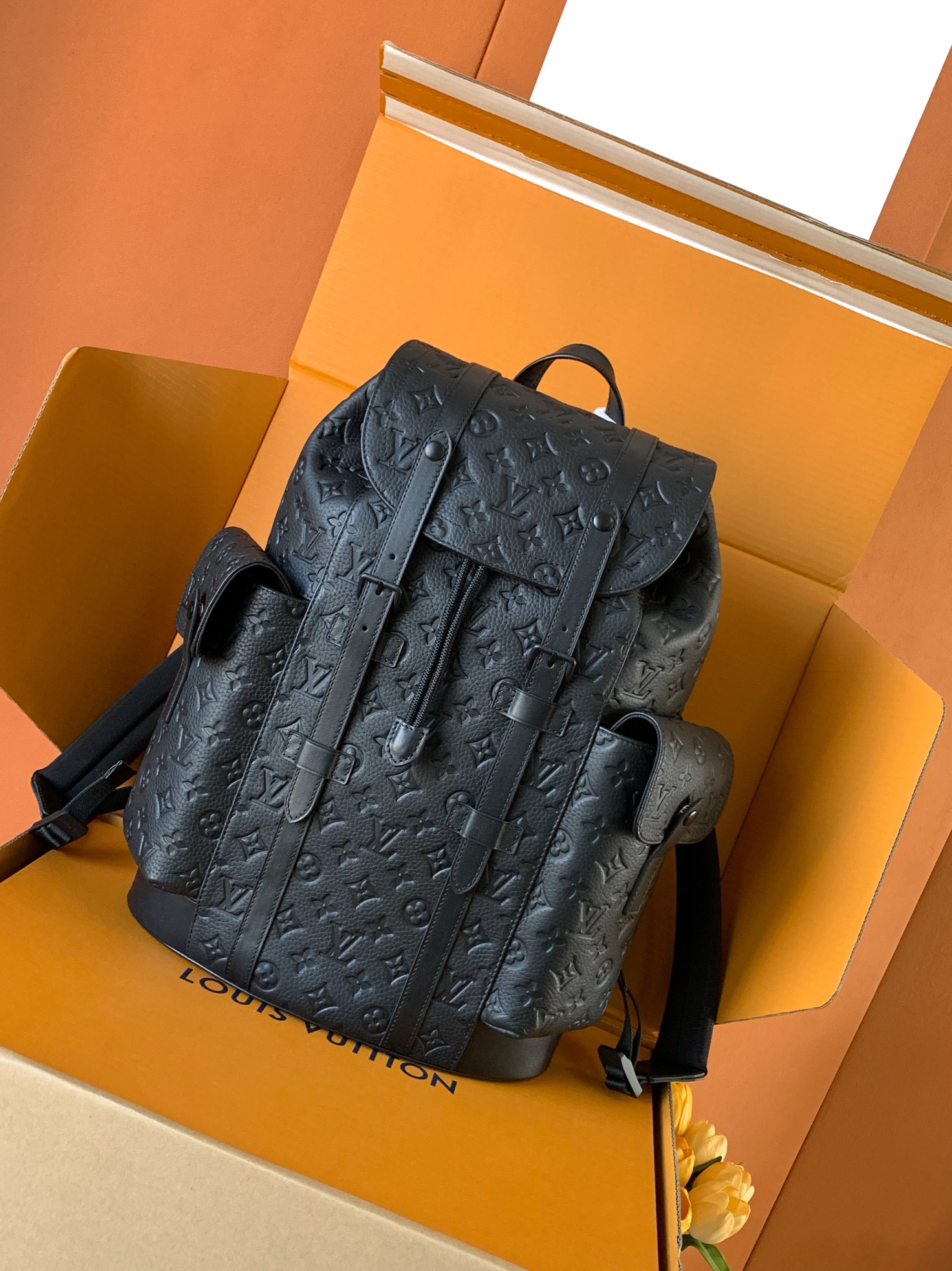 Louis Vuitton Bags Black Louis Vuitton Trekking Backpack for Men M55699 M43680锛�12AReplica锛�