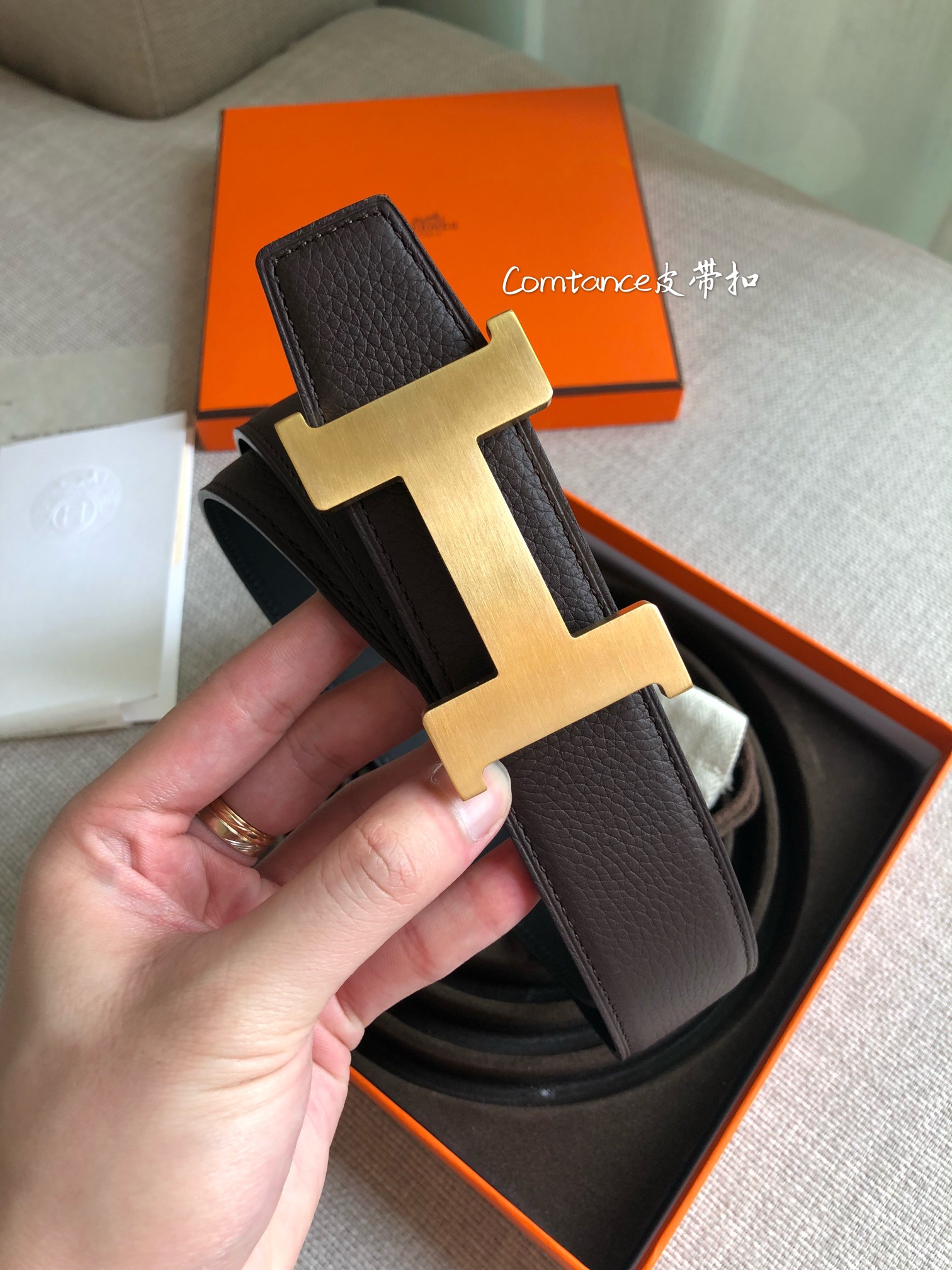 Hermes Leather Belts 1:1 Mirror Version