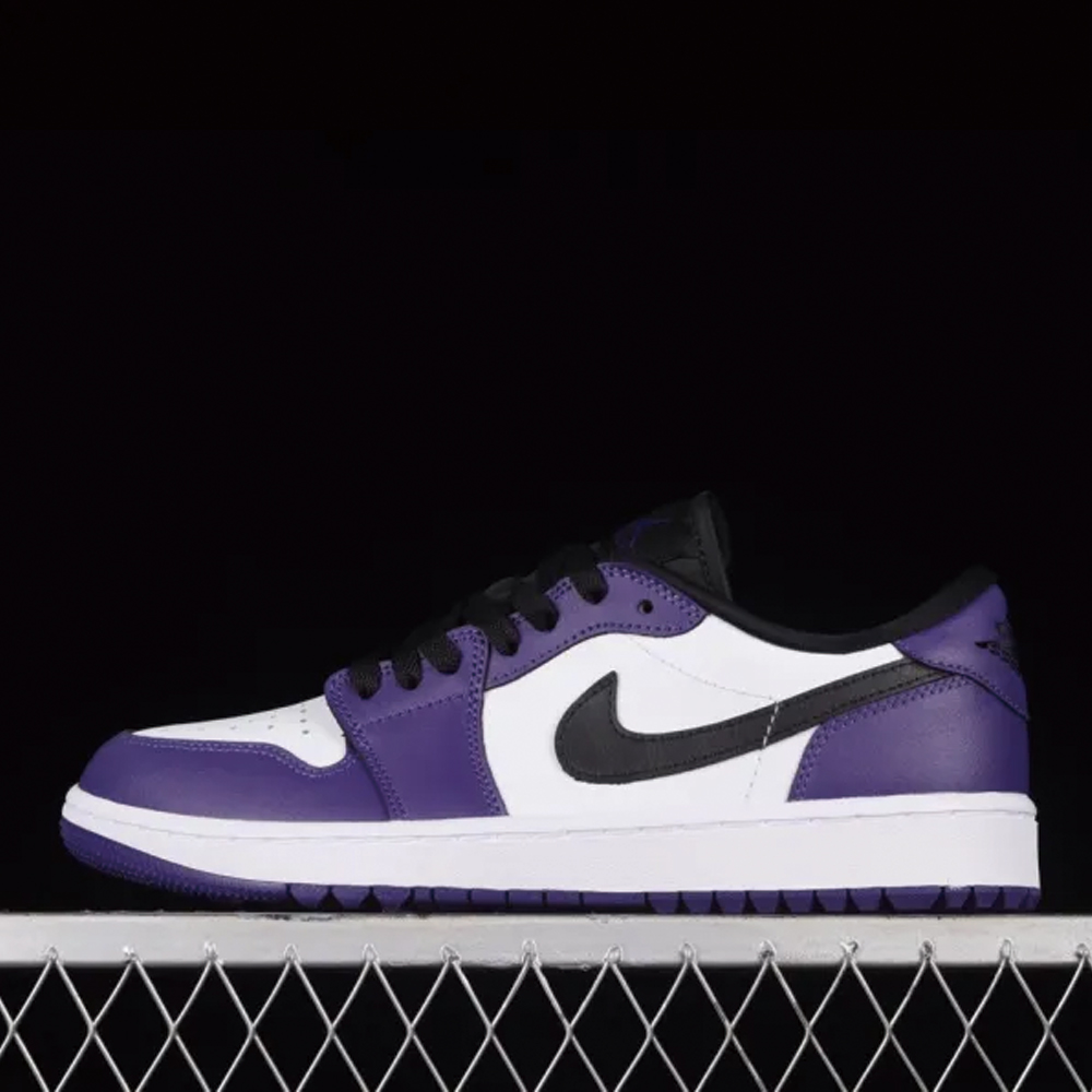 Air Jordan 1 Low Golf White Purple AJ1 DD9315-105 XM082