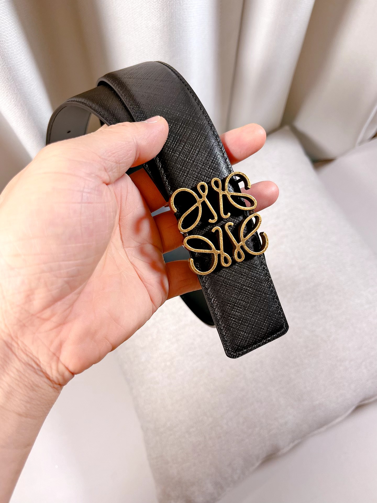 Loewe Leather Belts 1:1 Mirror Version