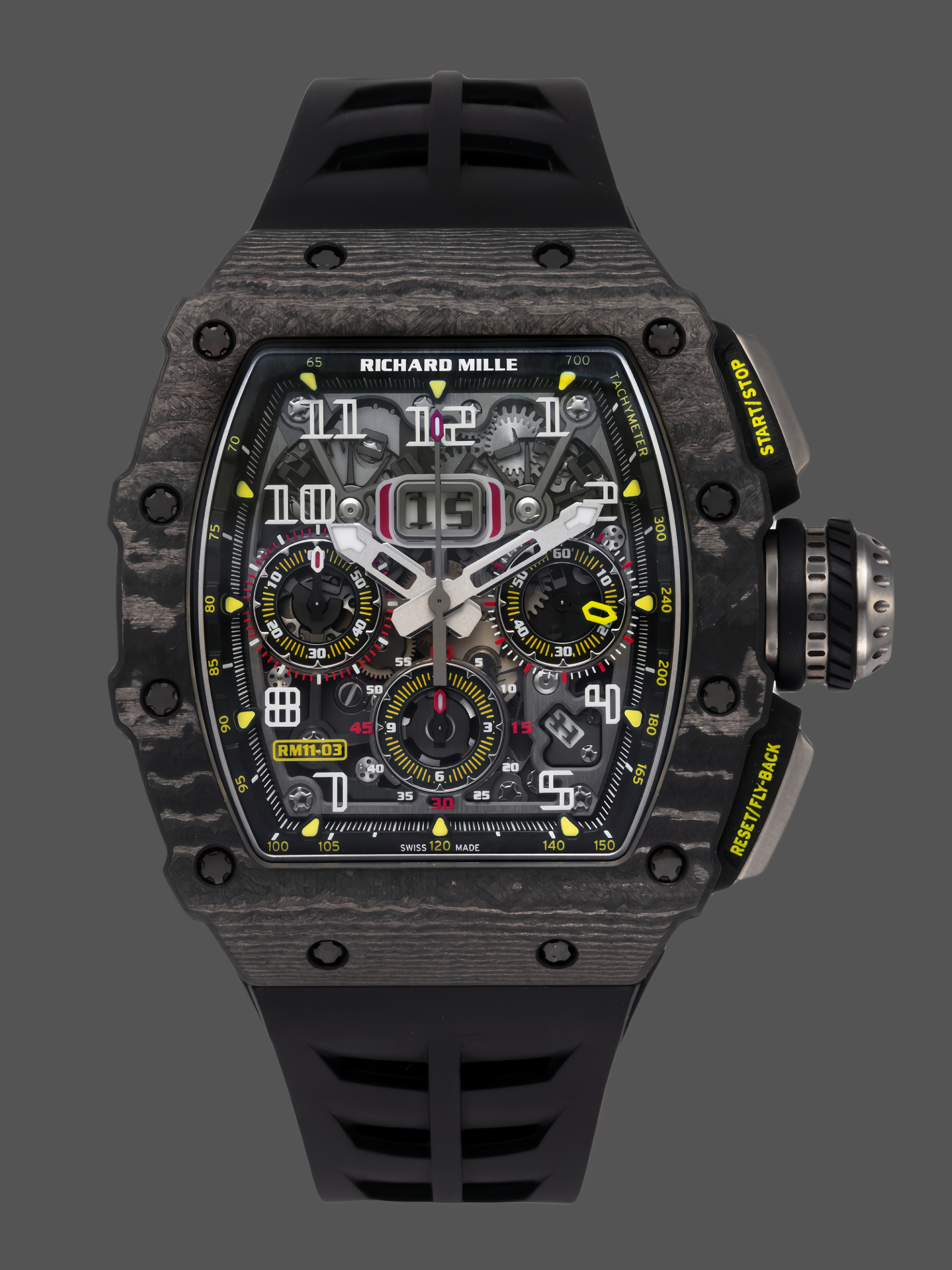Richard Mille RM11-03 Carbon Automatic Flyback Chronograph Black