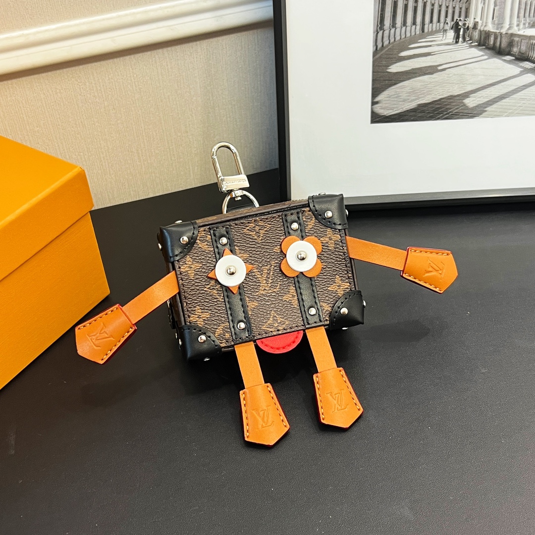 Louis Vuitton Micro Bag Leather Keychain Pendant Accessories