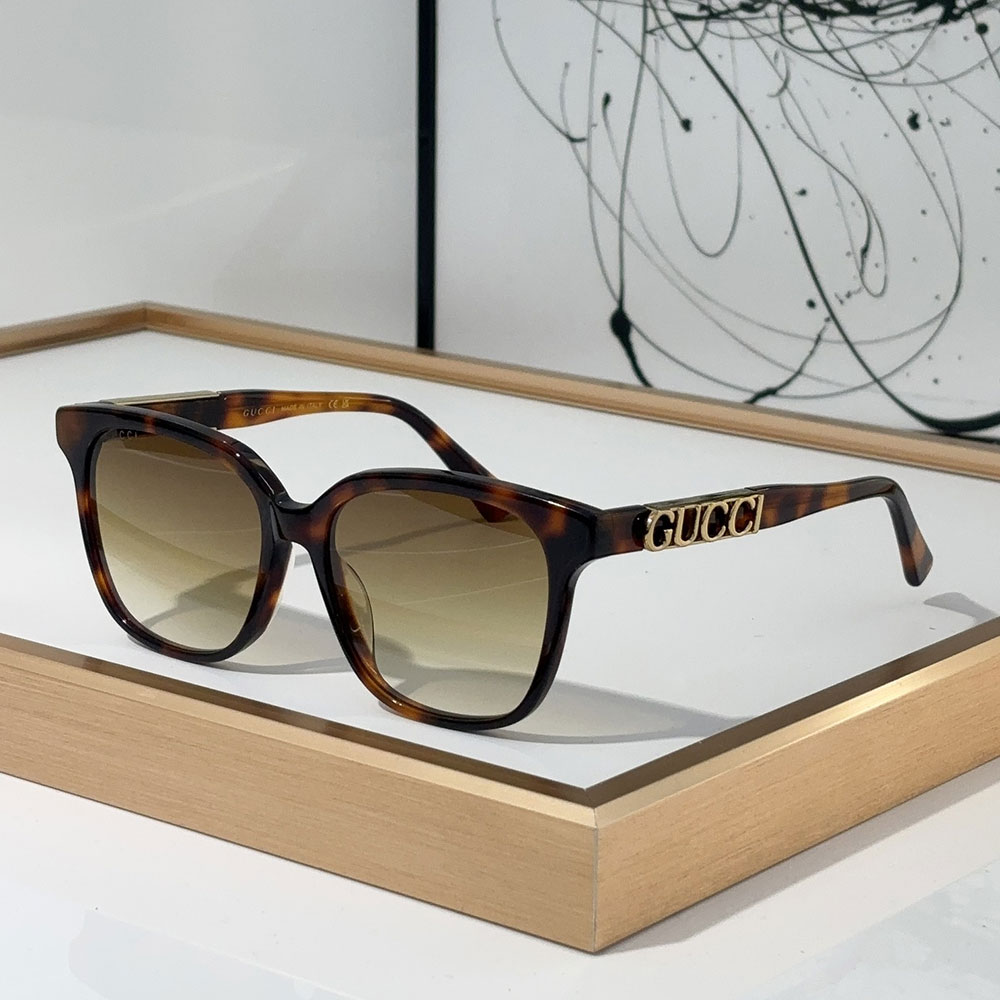 Gucci Mirror leg Logo sunglasses Top quality 锛�Replica锛�