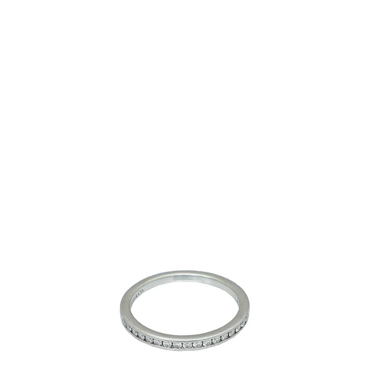 Tiffany & Co Platinum Diamond Soleste Half Eternity Ring 51