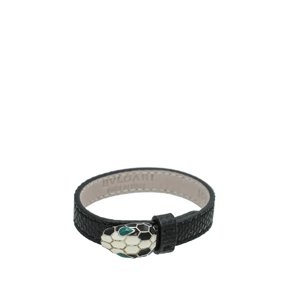Bvlgari Black Karung Serpenti Forever Medium Bracelet
