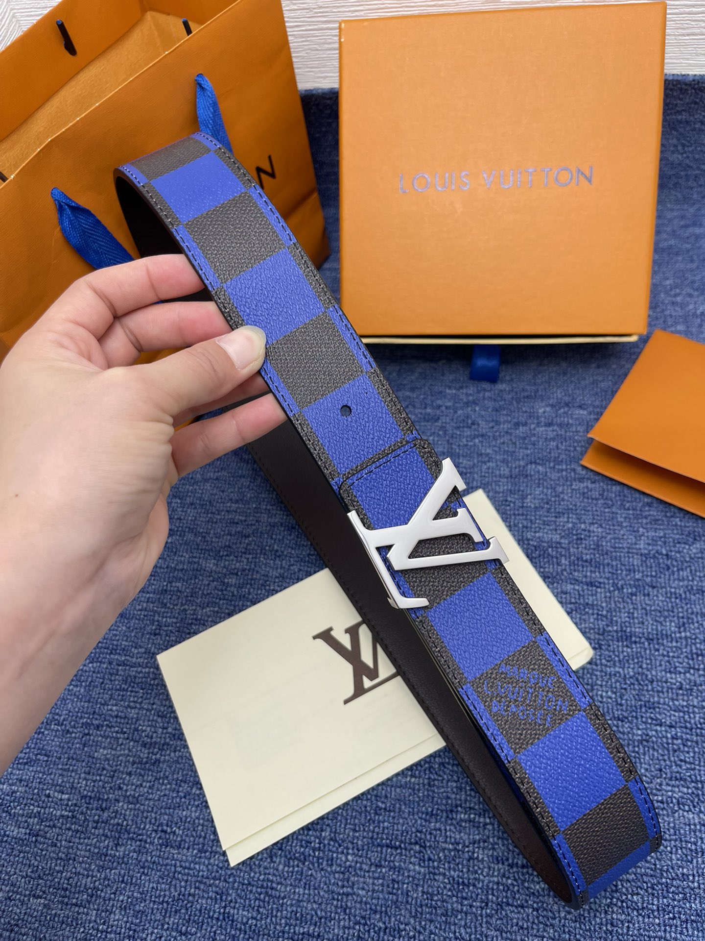 Louis Vuitton LV Leather Belts 1:1 Mirror Version