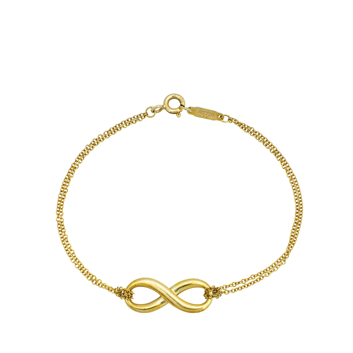 Tiffany & Co 18K Yellow Gold Infinity Bracelet