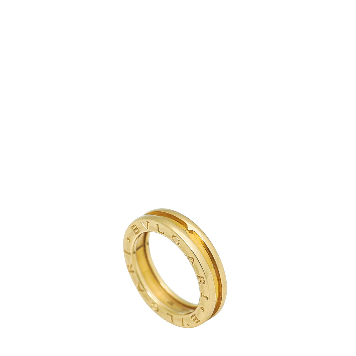 Bvlgari 18K Yellow Gold B.Zero 1 Band Ring 52