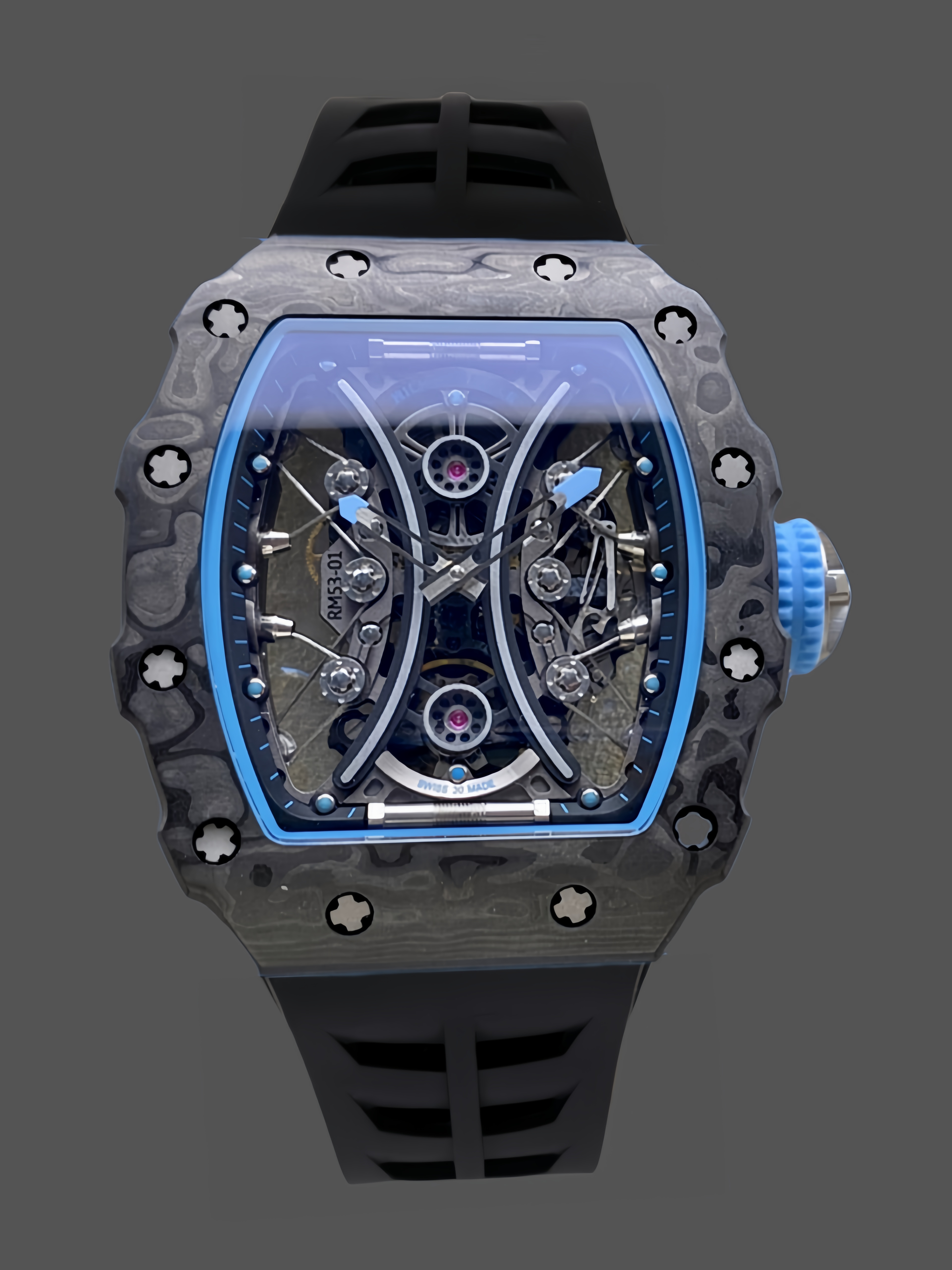Richard Mille RM 53-01 Tourbillon Pablo Mac Donough Black Rubber Strap