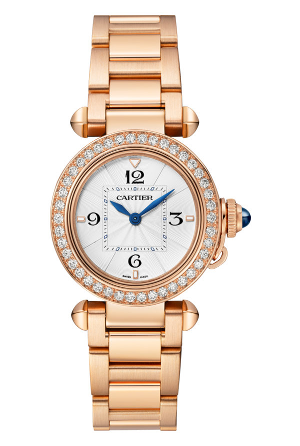 Cartier Pasha 30 mm Rose Gold & Diamonds Lady��s Watch, WJPA0018