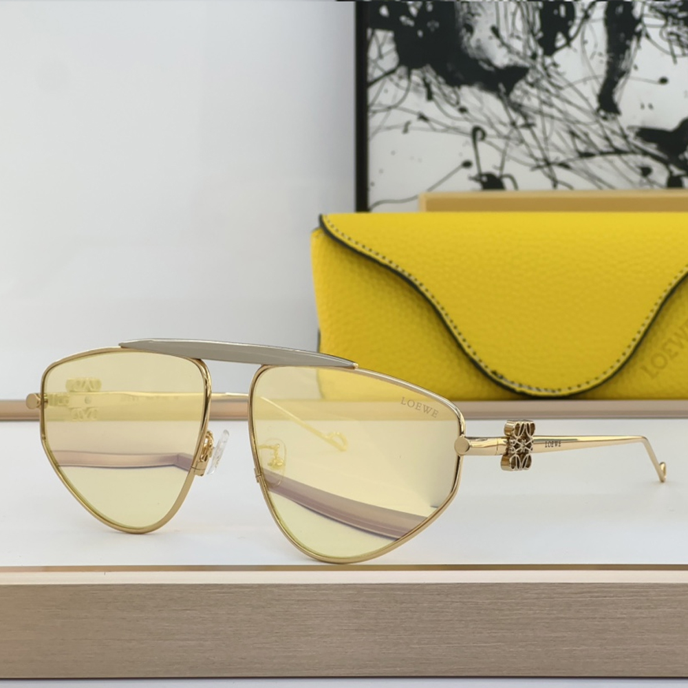 Loewe Oval Sun Protection Sunglasses Top Quality锛�Replica锛�