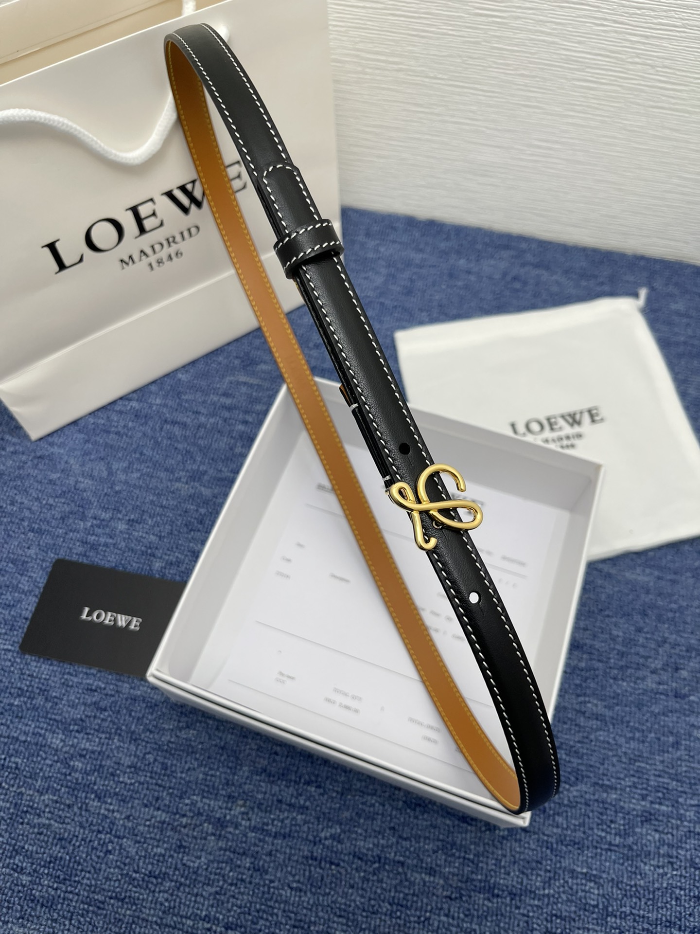 Loewe Leather Belts 1:1 Mirror Version